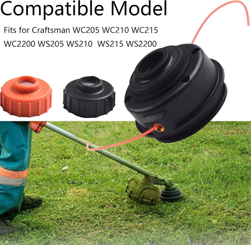 Odashen رأس بديل لقص العشب مع زرين للضغط لكراتمان Wc2200 Ws205 Ws215 Ws2200 - Image 2